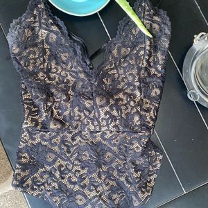 Lace bodysuit size large